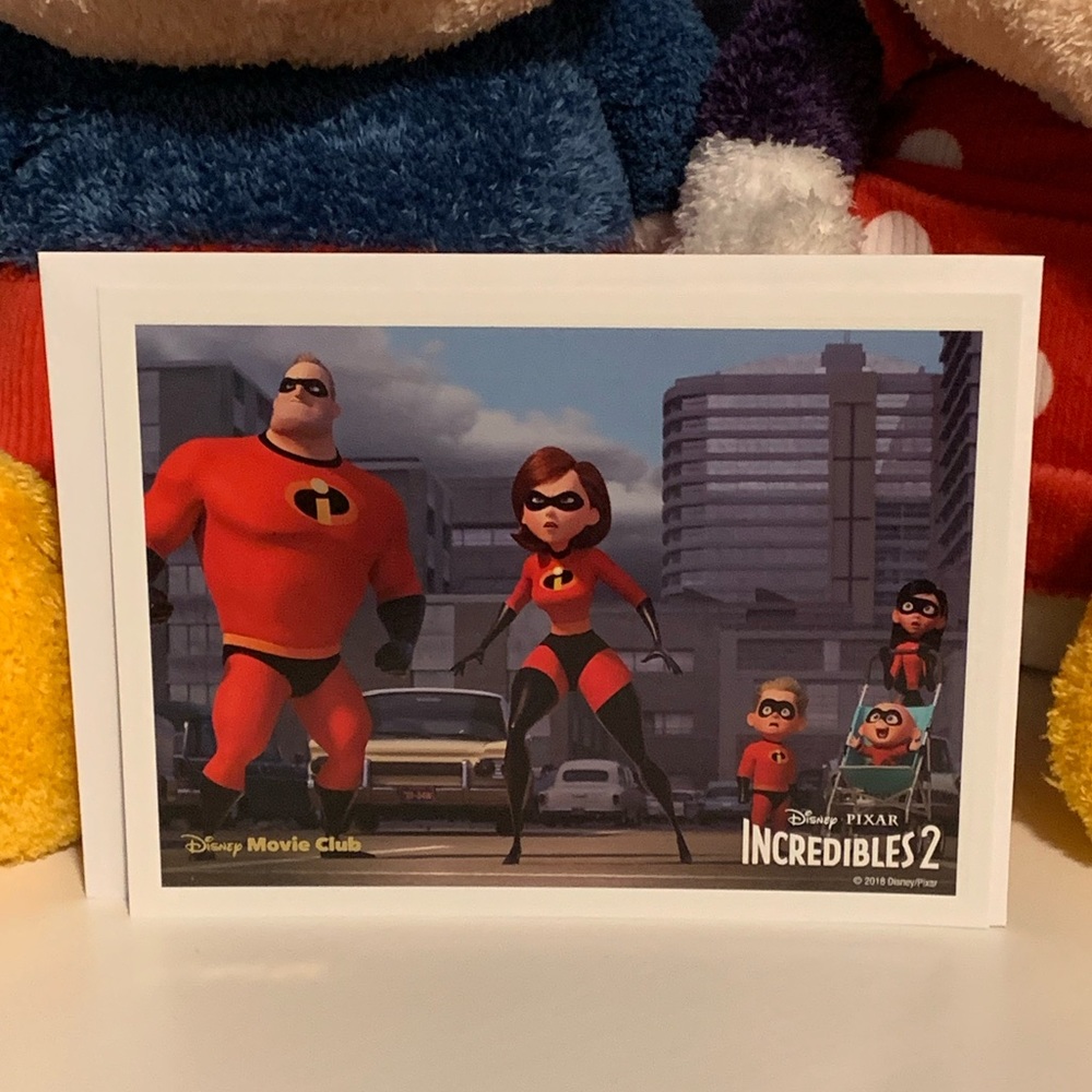 🌻 FREE w/ Purchase - The Incredibles 2 Lithograph